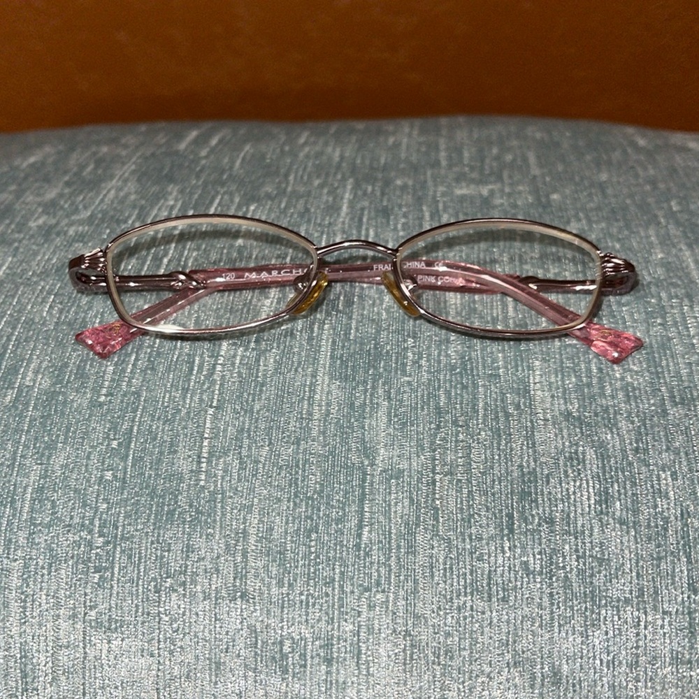 Disney Princess Ariel pink coral 120 prescription eyeglass frames w/old lenses